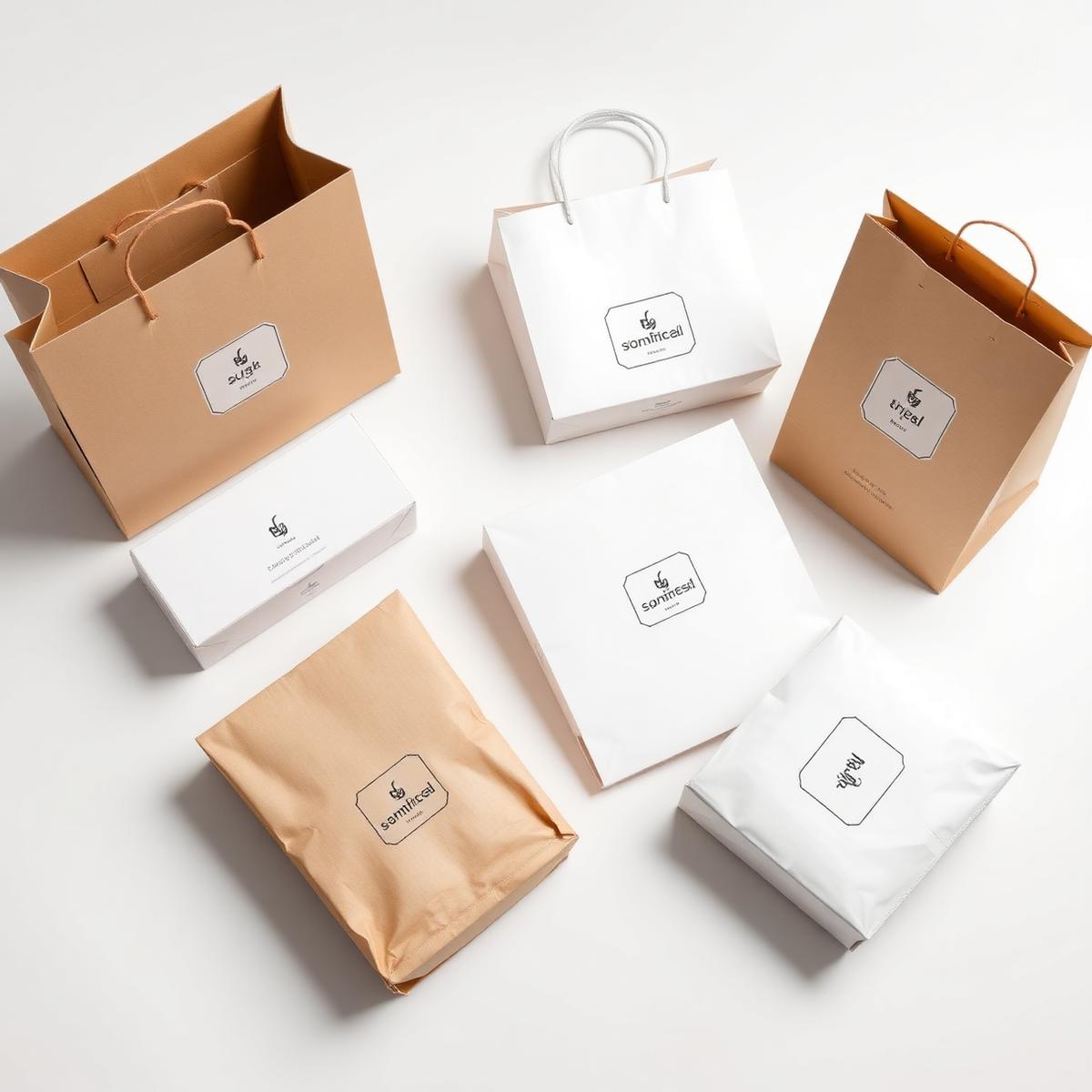 Printed packaging boxes, sleeves and paper bags